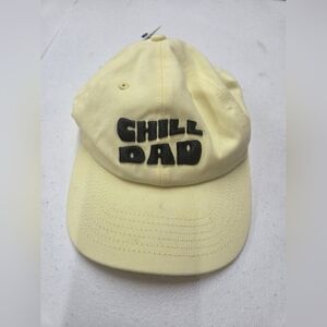 Yellow 'Chill Dad' Hat NWT